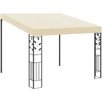 vidaXL Wandprieel 3x3x2,5 m crème