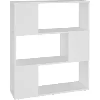 vidaXL Boekenkast/kamerscherm 80x24x94 cm bewerkt hout wit