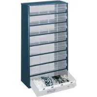 Raaco 1208-03 - Ladekast 8 lades - Donkerblauw