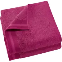 De Witte Lietaer Douchelaken Contessa Aubergine (70 x 140 cm) (set van 2)