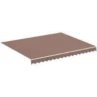 vidaXL Vervangingsdoek voor luifel 280x245 cm polyester bruin