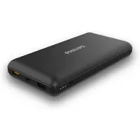 Philips DLP8720N/00 Powerbank - 2 USB-Poorten - LED-Indicator - Grote Capaciteit: 20000mAh - Zwart