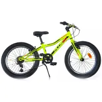 Dino Bikes Aurelia Jongensfiets Plus 20 Inch Lime Groen groen Staal Kinderfiets