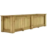 vidaXL Plantenbak verhoogd 196x50x50 cm geïmpregneerd grenenhout