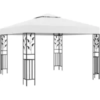 vidaXL Prieel 180 g/m² 3x3 m wit
