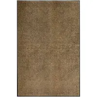 vidaXL Deurmat wasbaar 120x180 cm bruin