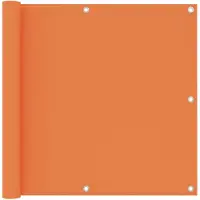 vidaXL Balkonscherm 90x600 cm oxford stof oranje