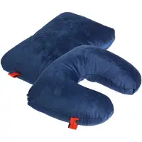 Cuddlebug Reiskussen 2-in-1 Hoofd-/nekkussen 30 Cm Blauw