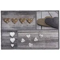 MD-ENTREE MD Entree - Schoonloopmat - Ambiance - Hearts - 50 x 75 cm