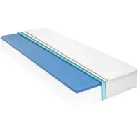 vidaXL Matras 18 cm visco-traagschuim 140x200 cm H2