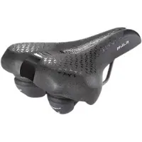 Selle Monte Grappa Zadel Mula Skay Black, gemaakt van elastomeer