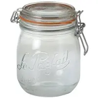 Le Parfait 5x Luchtdichte weckpot transparant glas 0.5 liter - Weckpotten