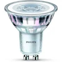 Philips Spotlamp 50W PAR16 GU10, 2 stuks, 4,6W, 50W, GU10, 370 lm, 15000 uur, Wit
