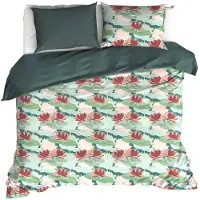 De Witte Lietaer Dekbedovertrek Koi Tidepool Satijn-260 x 200 / 220 / 240 cm | Extra Breed