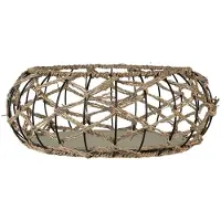 Clayre & Eef Bruine Mand Ø 39*15 cm 6RO0548