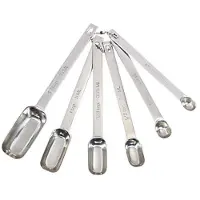 Kitchencraft - Set van 6 professionele maatlepels - Masterclass