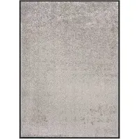 vidaXL Deurmat 60x80 cm grijs