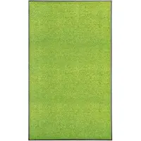 vidaXL Deurmat wasbaar 90x150 cm groen