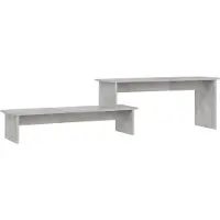 vidaXL Tv-meubel 180x30x43 cm bewerkt hout betongrijs