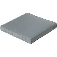 Madison Loungekussen Madison Luxe Basic Grey (73 x 73 cm)
