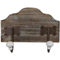 Clayre & Eef Bruine Kapstok 25*9*19 cm 6H2119