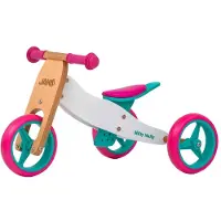 Milly Mally Loopfiets Met 3 Wielen Ride On Jake Classic Candy Junior Roze/wit