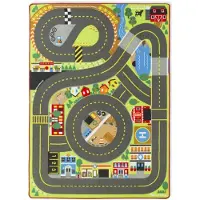 Melissa & Doug Extra groot activiteitenkleed met wegen