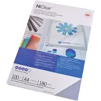 GBC CE0115 HiClear bindomslag 150 micron transparant A4 (100 stuks)
