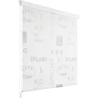vidaXL Rolgordijn voor douche 160x240 cm splash online kopen
