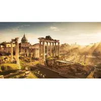 Overig Fotobehang Forum Romanum - Bruin - 2,80m X 500cm