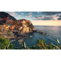 Overig Fotobehang The Picturesque Village - Meerkleurig - 2,80m X 450cm