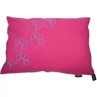 Lex & Max Hondenkussen Happy Feet Roze - 100 x 70cm
