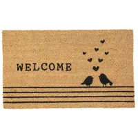 Clayre & Eef Bruine Deurmat 75*45*1 cm LBSMC-2