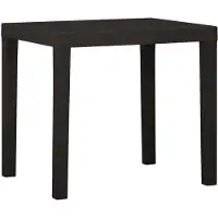vidaXL Tuintafel 79x65x72 cm kunststof antracietkleurig