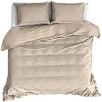 De Witte Lietaer Dekbedovertrek Motion Sandshell Satijn-260 x 200 / 220 / 240 cm | Extra Breed