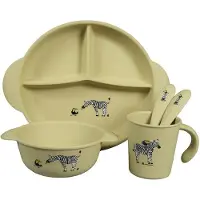 The zoo ECO-kids zebra kinderserviesset
