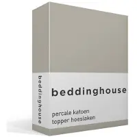 Beddinghouse Topper Hoeslaken Sand (Percal)-90 x 200 cm