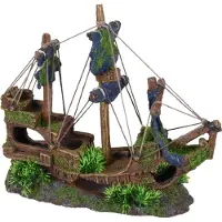 Flamingo Moza Boat 3-mast Aquariumdecoratie