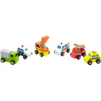 Viga - Mini Voertuigen - Set - 6 stuks