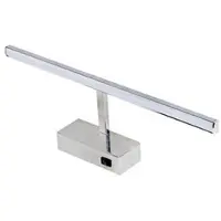 BES LED LED Spiegelverlichting - Schilderijverlichting - Rechthoek 8W - Glans Chroom Aluminium
