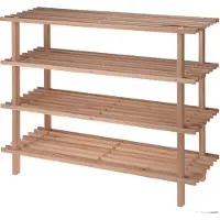 Huismerk Premium Schoenenrek Hout - 4 Laags