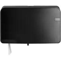 Euro Products Toiletroldispenser Quartz Duo-jumbo 40 Cm Zwart
