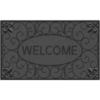 MD-ENTREE MD Entree - Rubbermat - Omega Welcome - 45 x 75 cm