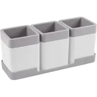 Sunware Sigma Home organizer set wit/grijs 0,6 liter