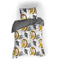 De Witte Lietaer Dekbedovertrek Anastasia Golden Yellow Satijn-140 x 200 / 220 cm | 1-Persoons
