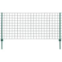 vidaXL Euro hek 20x1,2 m staal groen