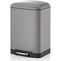 kela Afvalemmer RVS Grijs, 12 L - | Davino