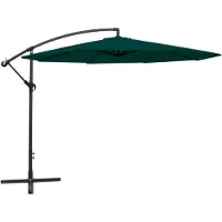 vidaXL Zweefparasol 3,5 m groen