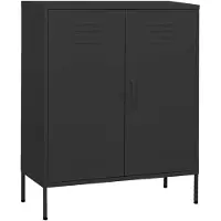 vidaXL Opbergkast 80x35x101,5 cm staal antracietkleurig