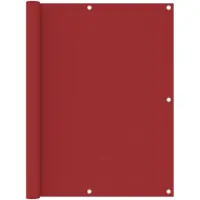 vidaXL Balkonscherm 120x300 cm oxford stof rood